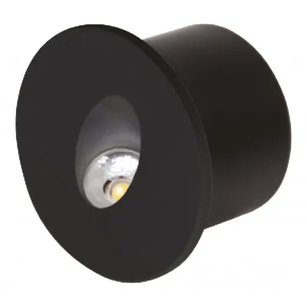 Світлодіодний світильник сходовий YAKUT 3W чорний