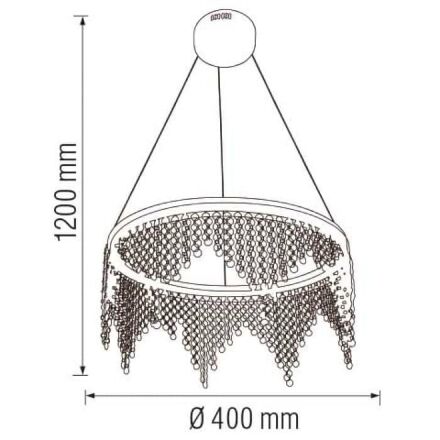 Світлодіодна люстра ASTORIA-25 25W
