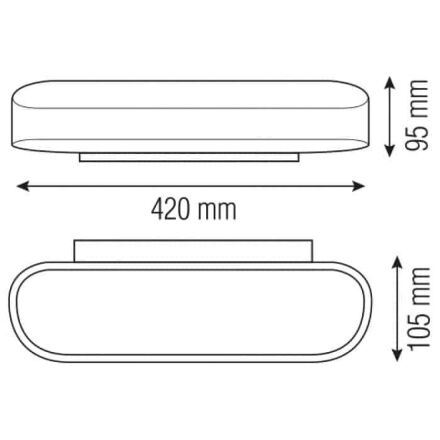 Світлодіодний світильник настінний BELEN-12