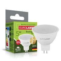 Світлодіодна лампа EUROLAMP LED SMD MR16 5W GU5.3 4000K 12V