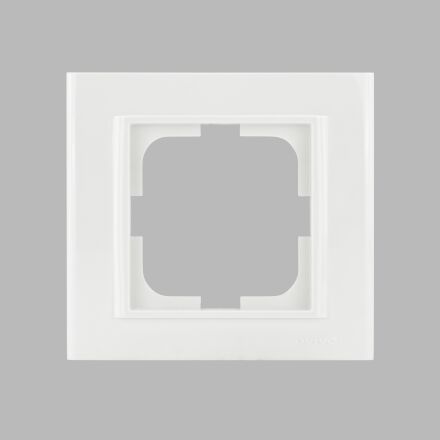 Рамка одинарна Mina біла