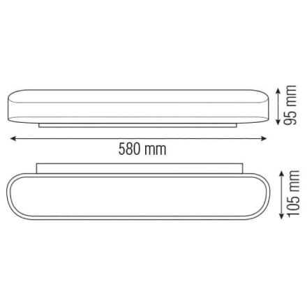 Світлодіодний світильник настінний BELEN-18