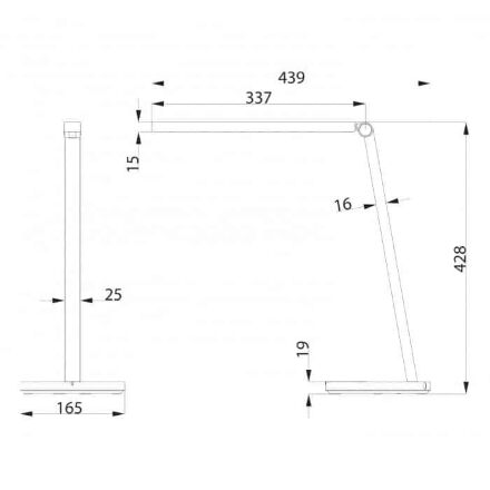 Світильник настільний LED ADEL 8W чорний