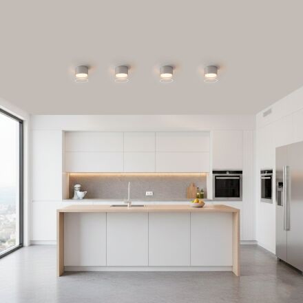 Світильник точковий Eurolamp LED GX53 сріблястий