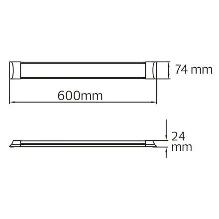 Світлодіодний світильник TETRA-18 18W 4200K