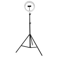 Світильник кільцевий Eurolamp LED 10W 3000-6500K контролер + тримач для телефона + штатив чорний