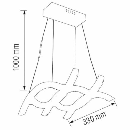 Світлодіодна люстра AVIATOR-40 40W
