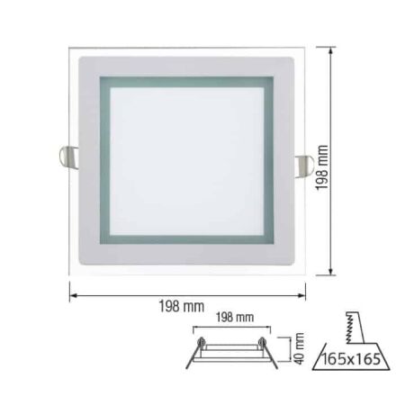 Світлодіодний світильник MARIA-15 15W 6400К