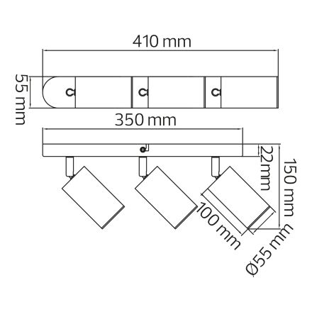 Світильник-спот JOKER-3 білий