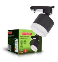 Світильник трековий EUROLAMP для ламп LED GX53 чорний