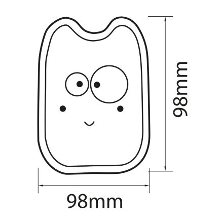 Нічник led SCOOBY салатовий