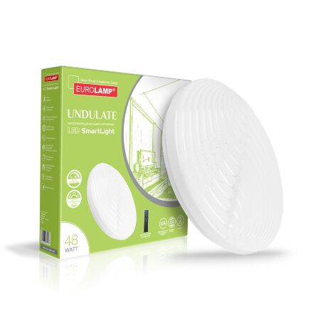 Стельовий світильник Eurolamp LED "СМАРТ ЛАЙТ" Undulate N31 48W 3000K - 6500K