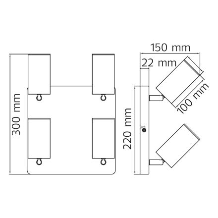 Світильник-спот JOKER-6 чорний