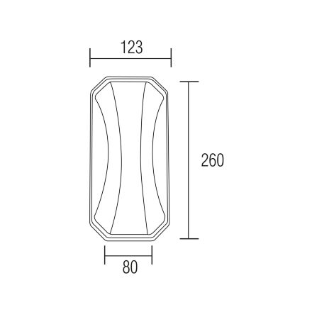 Світильник садово-парковий BLADE 24W 4200K чорний