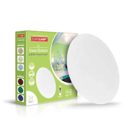 Стельовий світильник Eurolamp LED "СМАРТ ЛАЙТ" Van Gogh 24W 3000K 6500K RGB