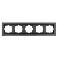 Рамка 5-на QUANTUM антрацит