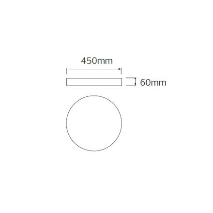 Світильник накладний HAZEL-40 білий