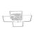 Люстра стельова Eurolamp LED M24 100W 7500 Lm 3000-6500K