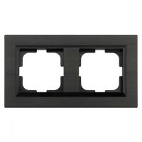 Рамка 2-на QUANTUM антрацит