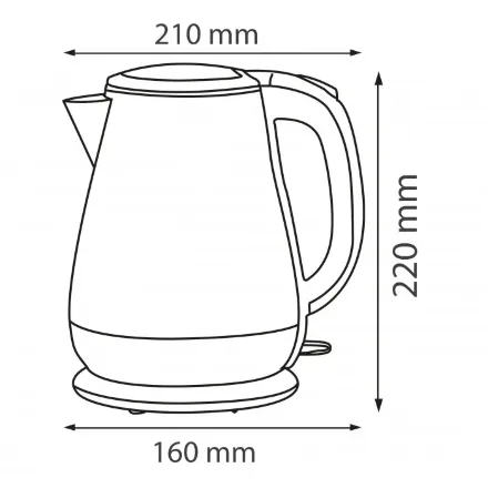 Електрочайник KETTLE-1 рожевий
