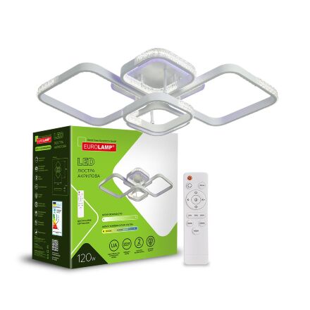 Люстра стельова Eurolamp LED M14 120W 9000 Lm 3000-6500K