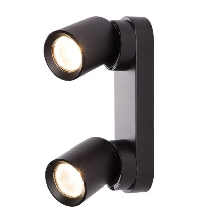 Спотовий світильник EUROLAMP LH new 2х30Вт GU10 чорний метал