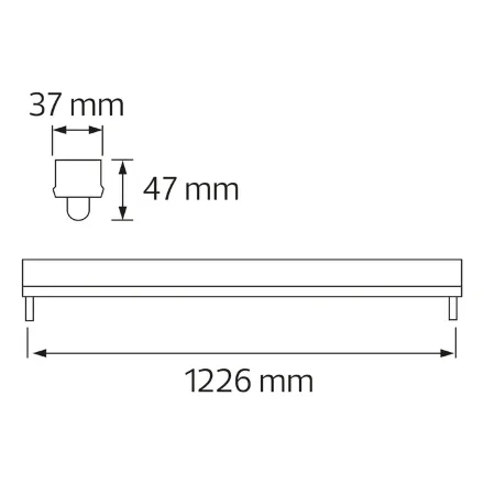 Корпус для LED ламп TUBOFIX-120