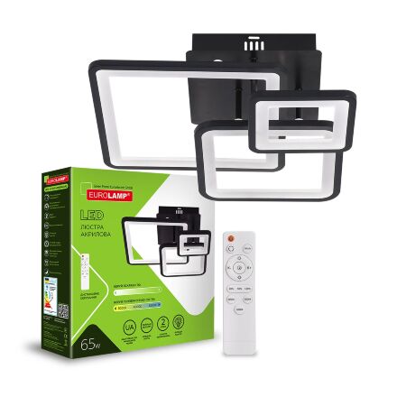 Люстра стельова Eurolamp LED M20 65W 4875 Lm 3000-6500K