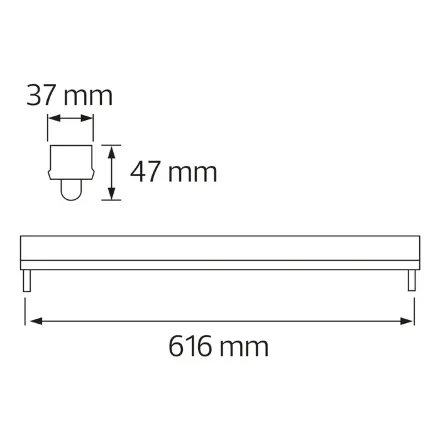 Корпус для LED ламп TUBOFIX-60