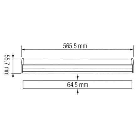 Світлодіодний світильник вологозахищений PROLINE-20 20W 6400К