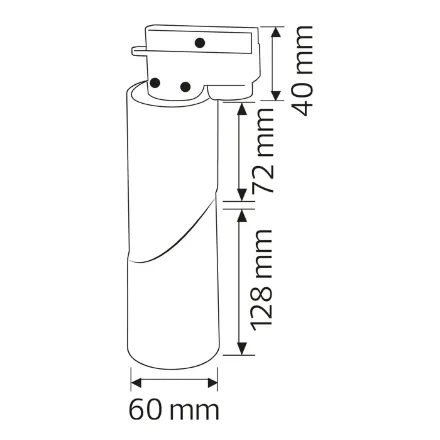 Світильник трековий TORONTO чорний