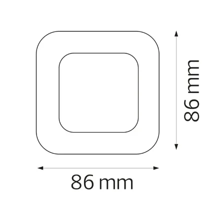 Вимикач прохідний 1-клавішний білий ELA