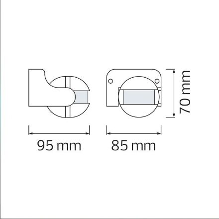 Датчик LINEA чорний