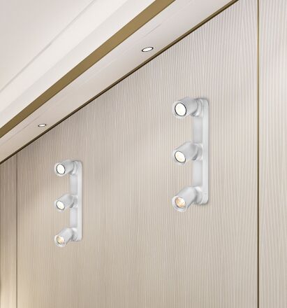 Спотовий світильник EUROLAMP LH new 3х30Вт GU10 білий метал