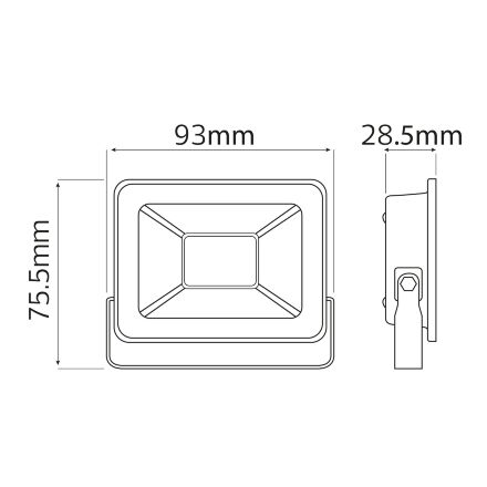 Прожектор світлодіодний ASLAN-10 10W 6400K