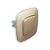 Вимикач прохідний 1-клавішний золото ELA