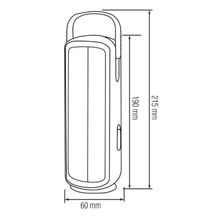 Світлодіодний світильник аварійний GOMEZ 16W