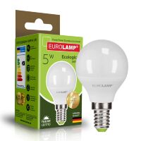 Світлодіодна лампа EUROLAMP LED G45 5W E14 3000K 220V