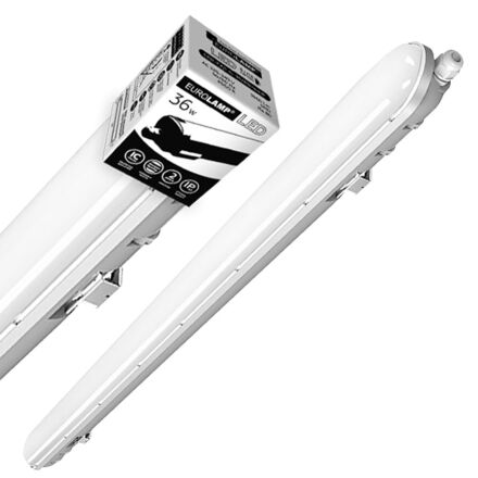 EUROLAMP LED Світильник лінійний квадратний IP65 36W 4000K (1.2m)