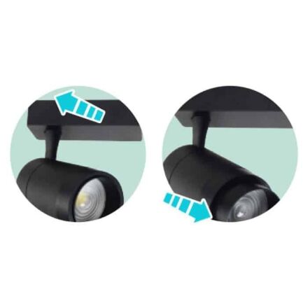 Світлодіодний світильник трековий MONACO-30 30W чорний