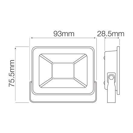 Прожектор світлодіодний PARS-10 10W 6400K