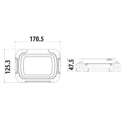 Прожектор світлодіодний PANDA-10 10W 6400K