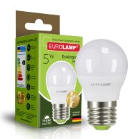 Світлодіодна лампа EUROLAMP LED G45 5W E27 3000K 220V