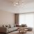 Люстра стельова Eurolamp Iron Glow 5xGX70 біла