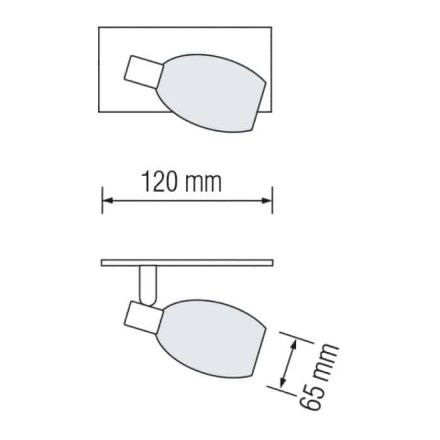 Світильник настінно-стельовий MANAVGAT-1