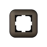 Рамка одинарна  LOFT мока+чорна