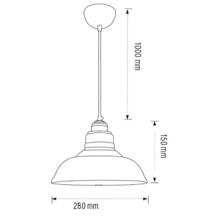 Світильник підвісний DREAM титановий