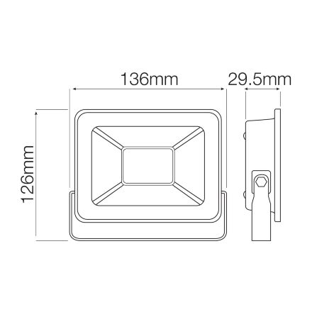 Прожектор світлодіодний PARS-30 30W 2700K