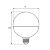 Світлодіодна лампа EUROLAMP LED G95 15W E27 3000K 220V