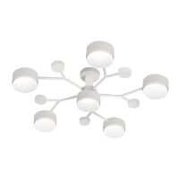 Люстра стельова Iron Glow 6xGX70 біла